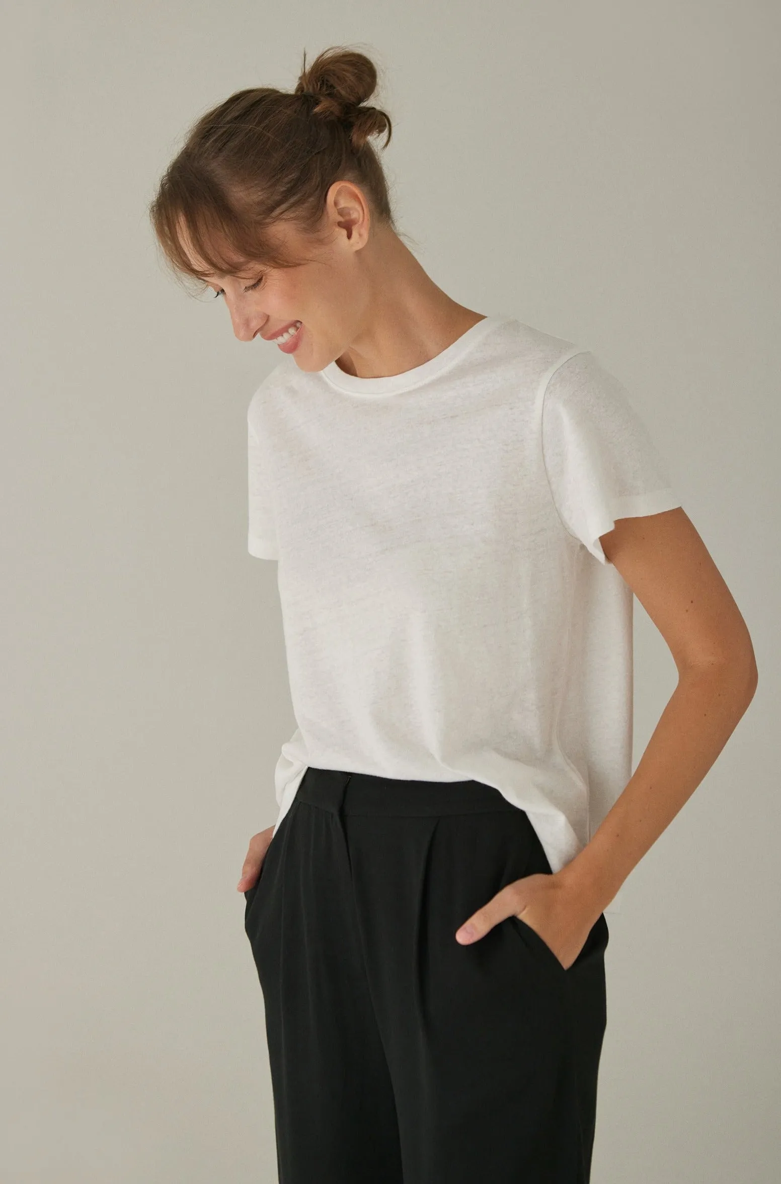 3rd / House Tee -- Organic Cotton • Linen