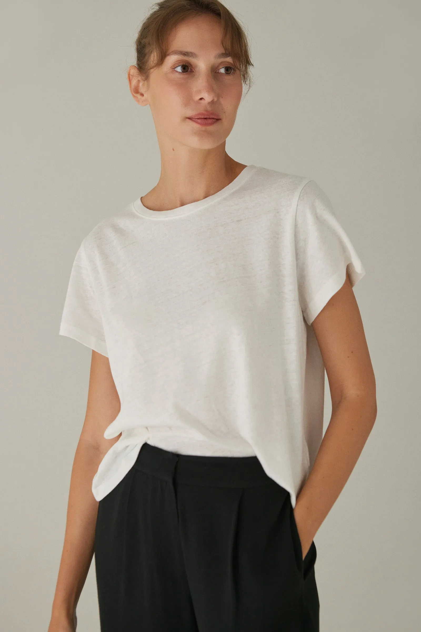 3rd / House Tee -- Organic Cotton • Linen