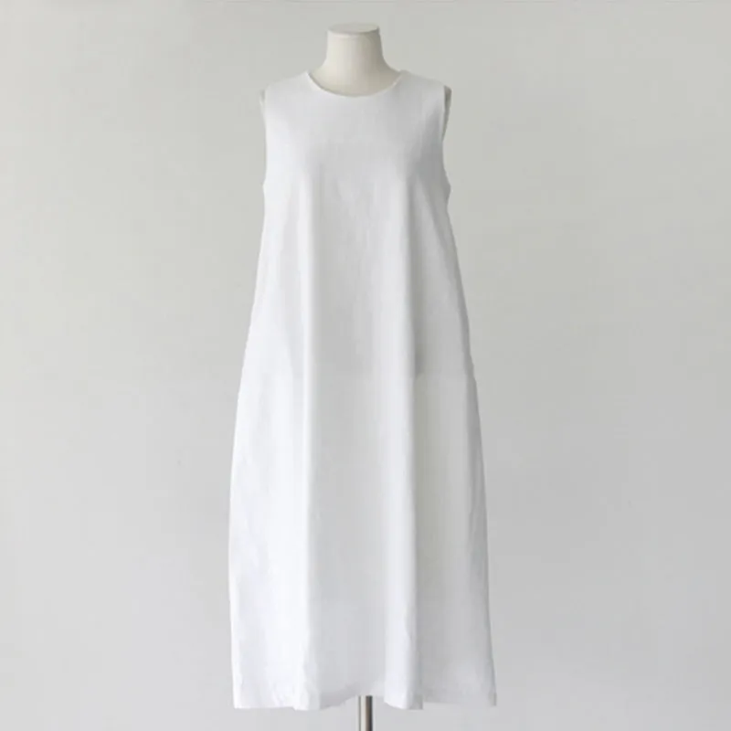 A-Line Cotton/Linen Dress