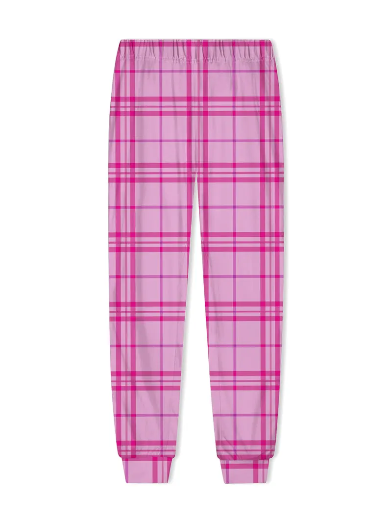Arshiner Girls Pajama Pants Kids Plaid Pj Pants with Pockets