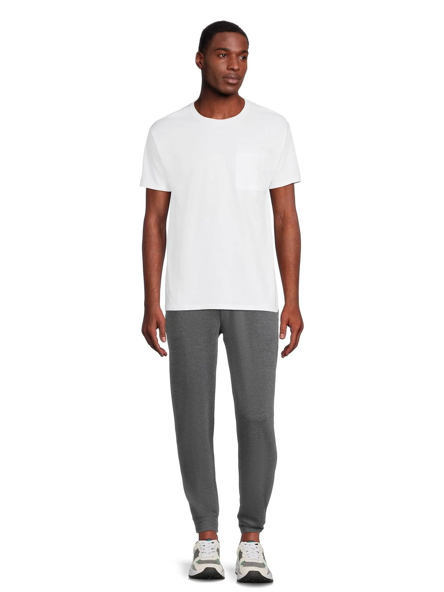 Athletic Works Men's and Big Men's Knit Joggers, 2-Pack, Sizes S-5XL
