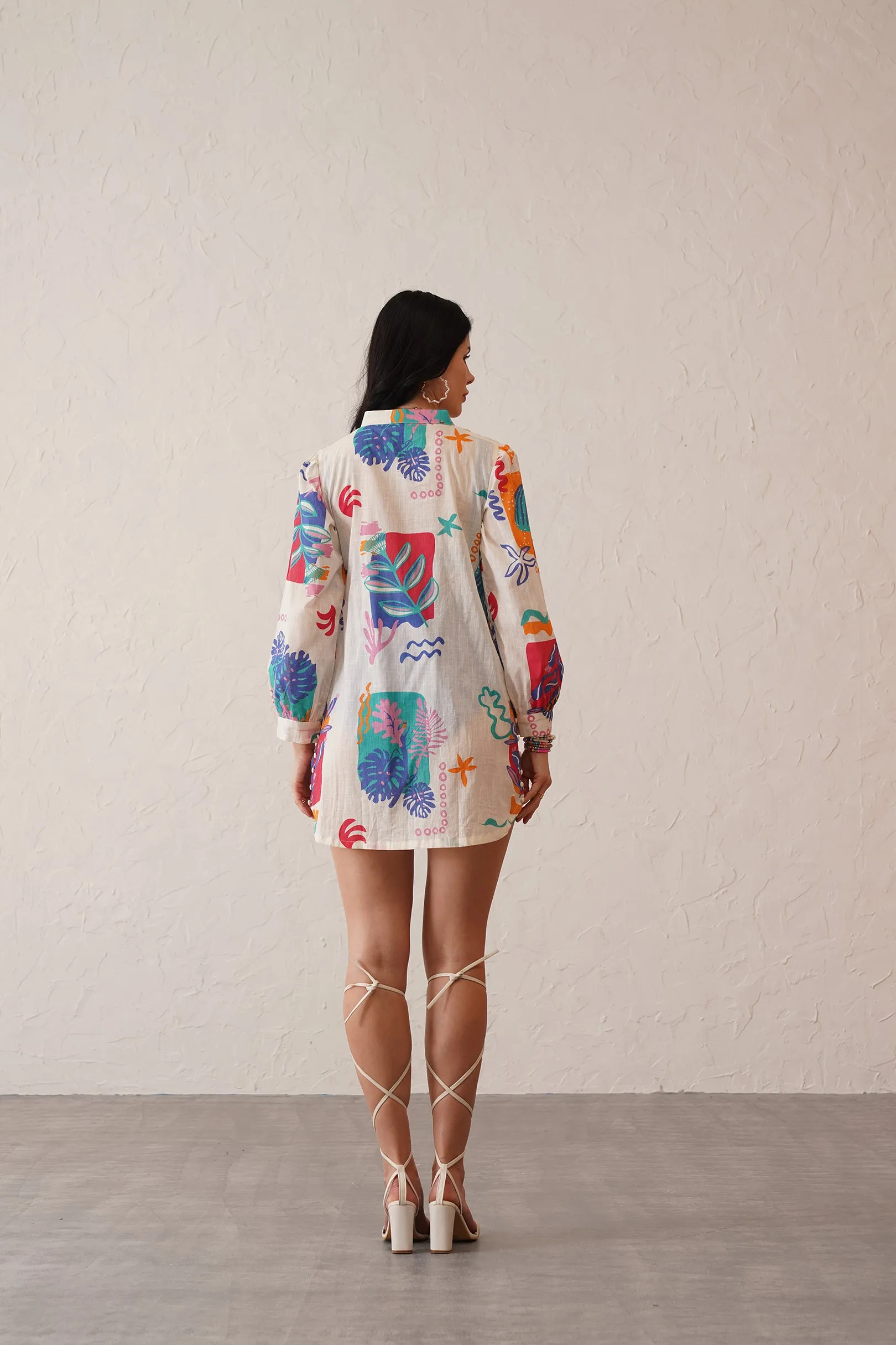 Aurora Shirt Style Coverup (BW16)
