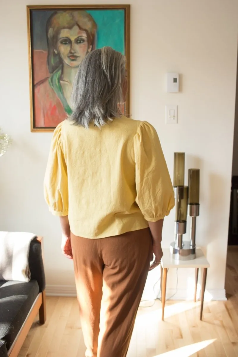 Birds of North America Serin Blouse - Sunflower (Online Exclusive)