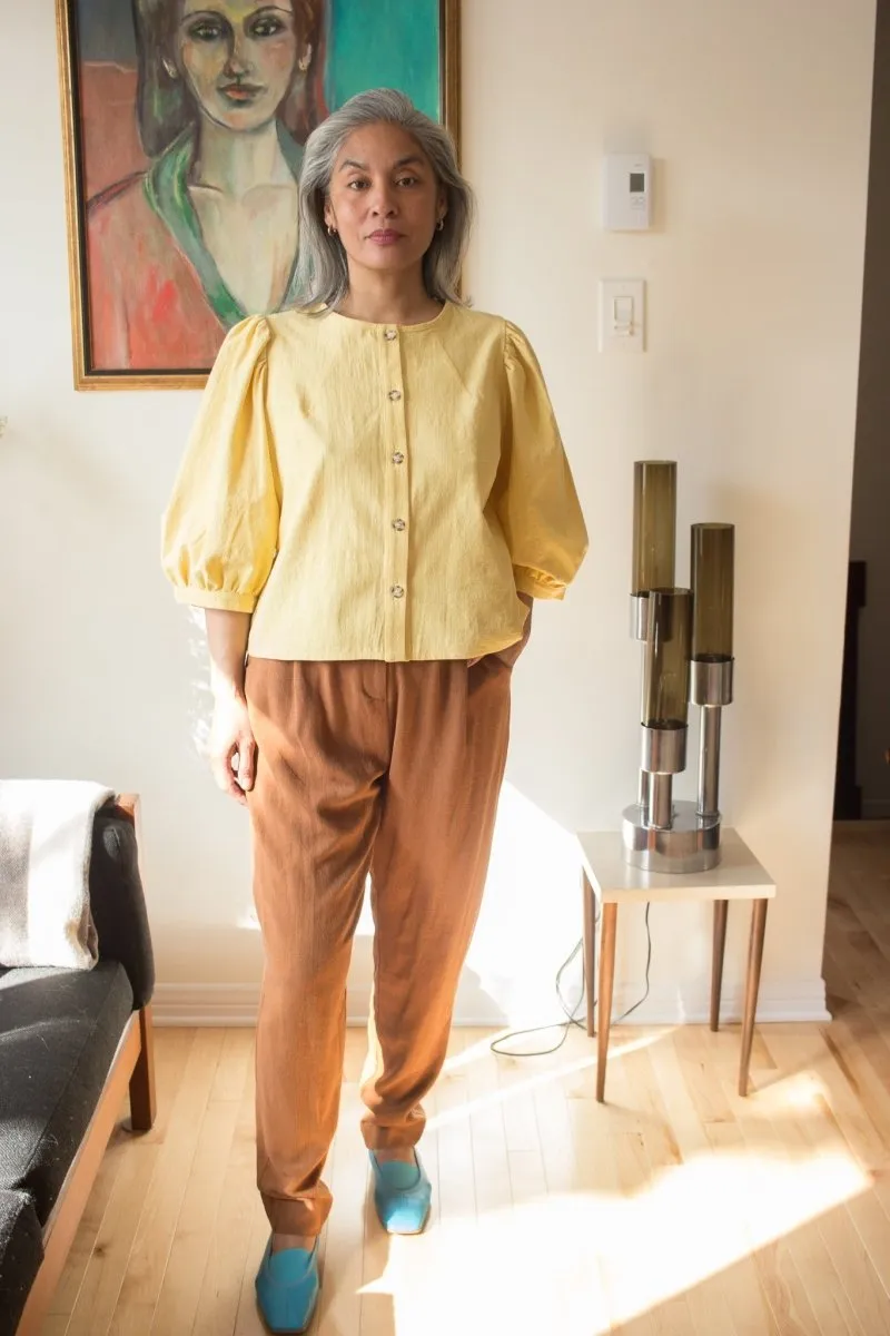 Birds of North America Serin Blouse - Sunflower (Online Exclusive)