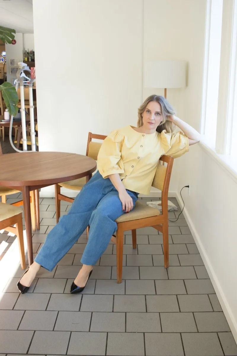 Birds of North America Serin Blouse - Sunflower (Online Exclusive)