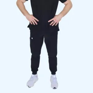 Black Jogger Scrub Pant | Mens