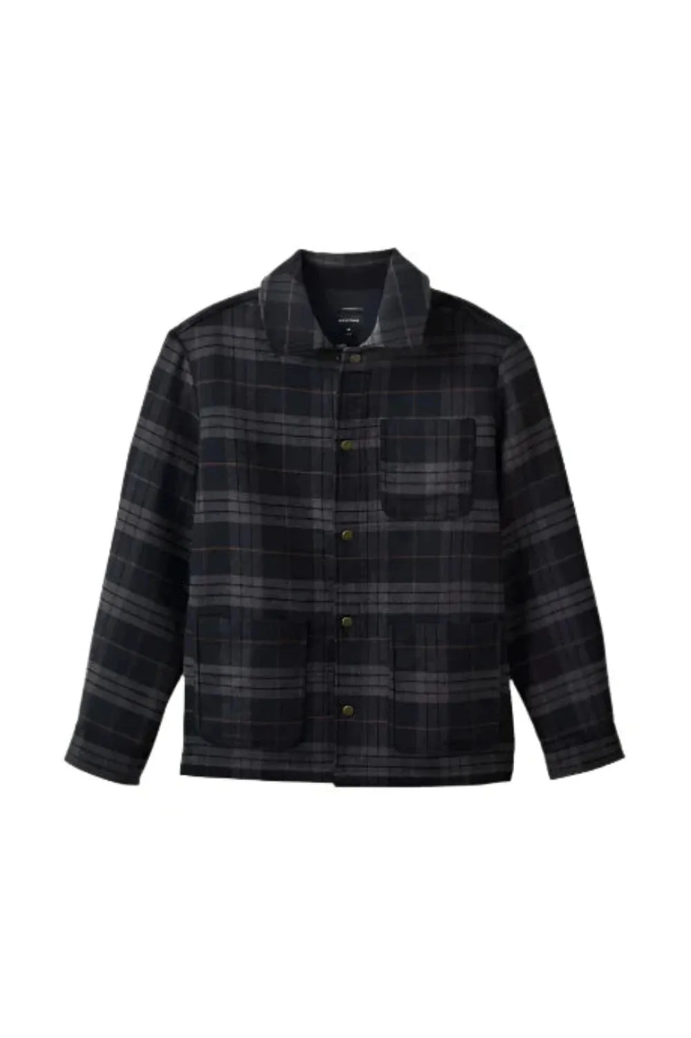 BRIXTON Shop Chore Coat Black/Charcoal Plaid