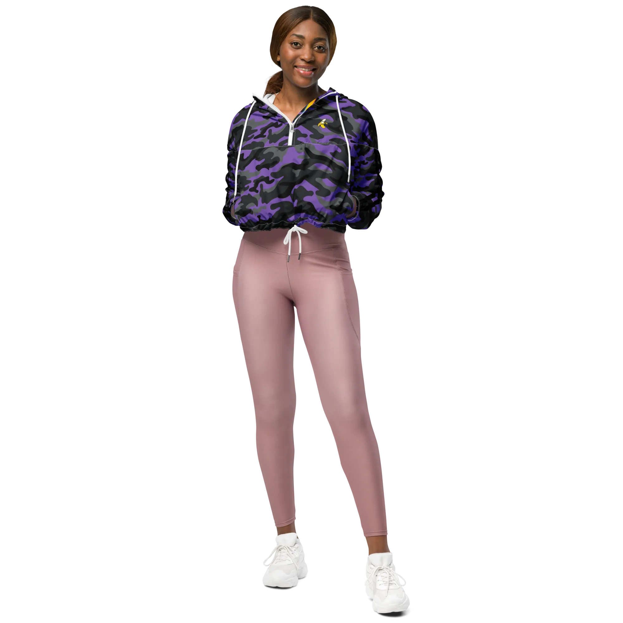 Camo Women’s cropped windbreaker