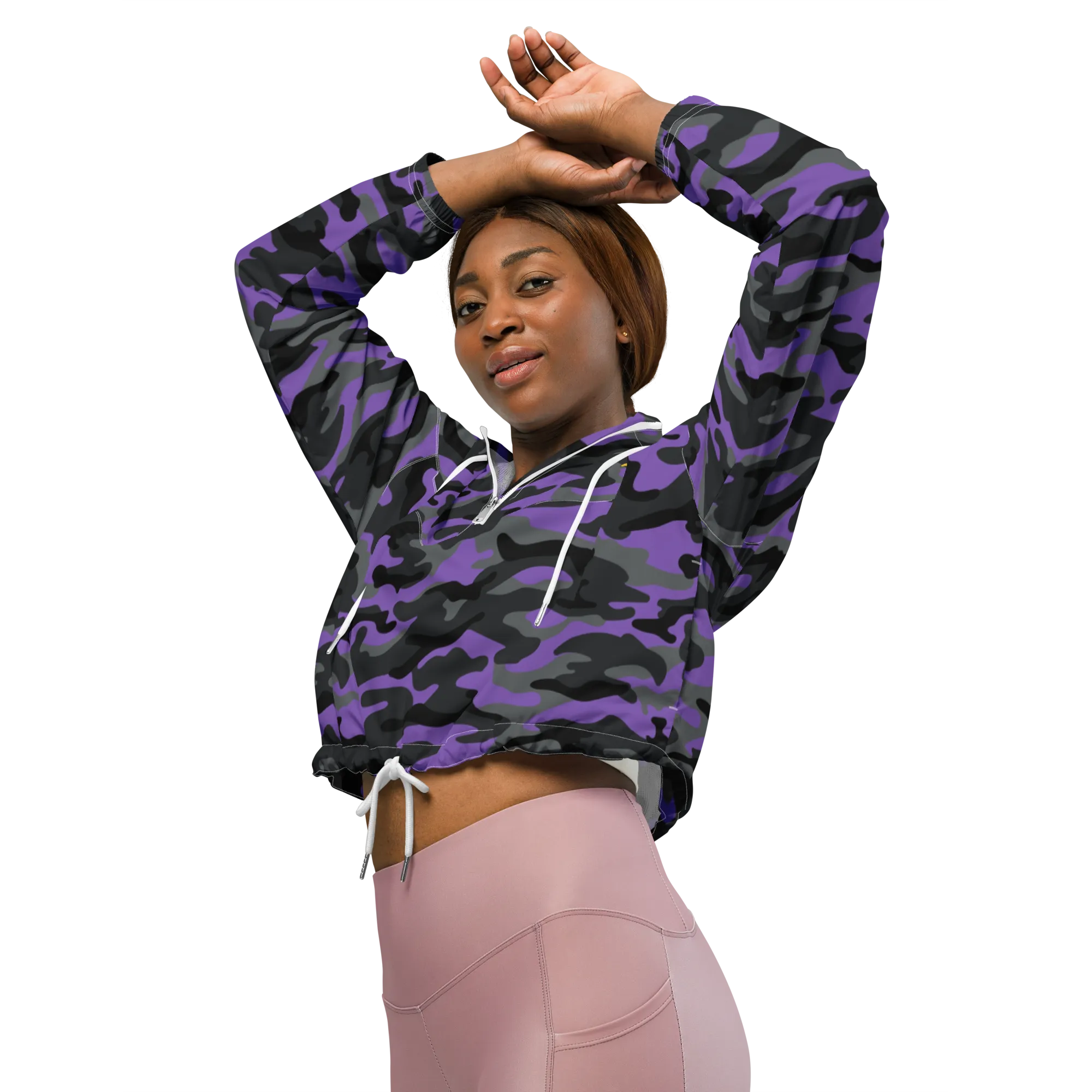 Camo Women’s cropped windbreaker