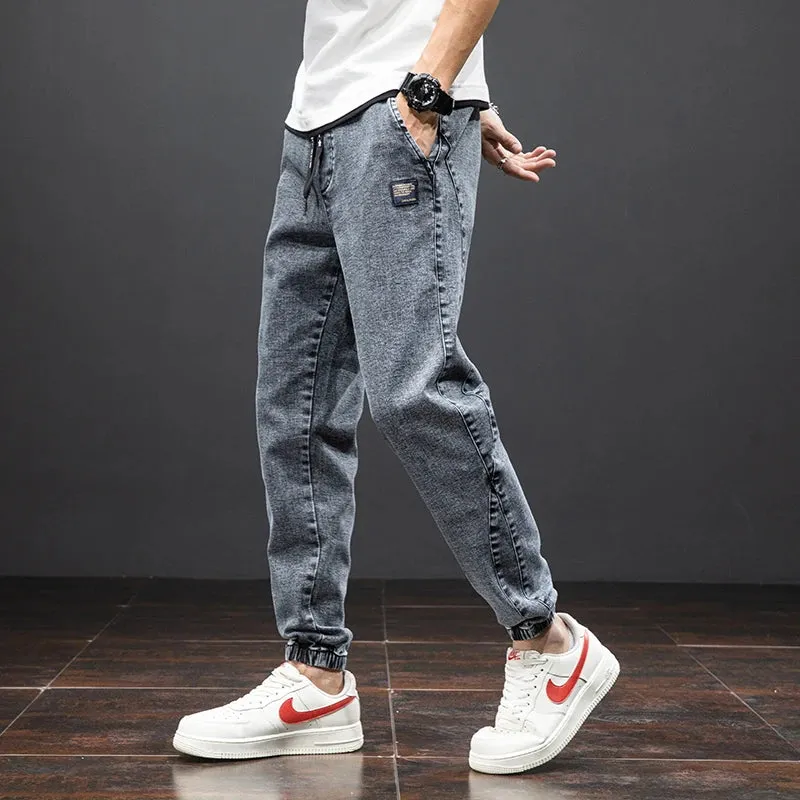 Cargo Jeans Men Streetwear Denim Jogger Pants