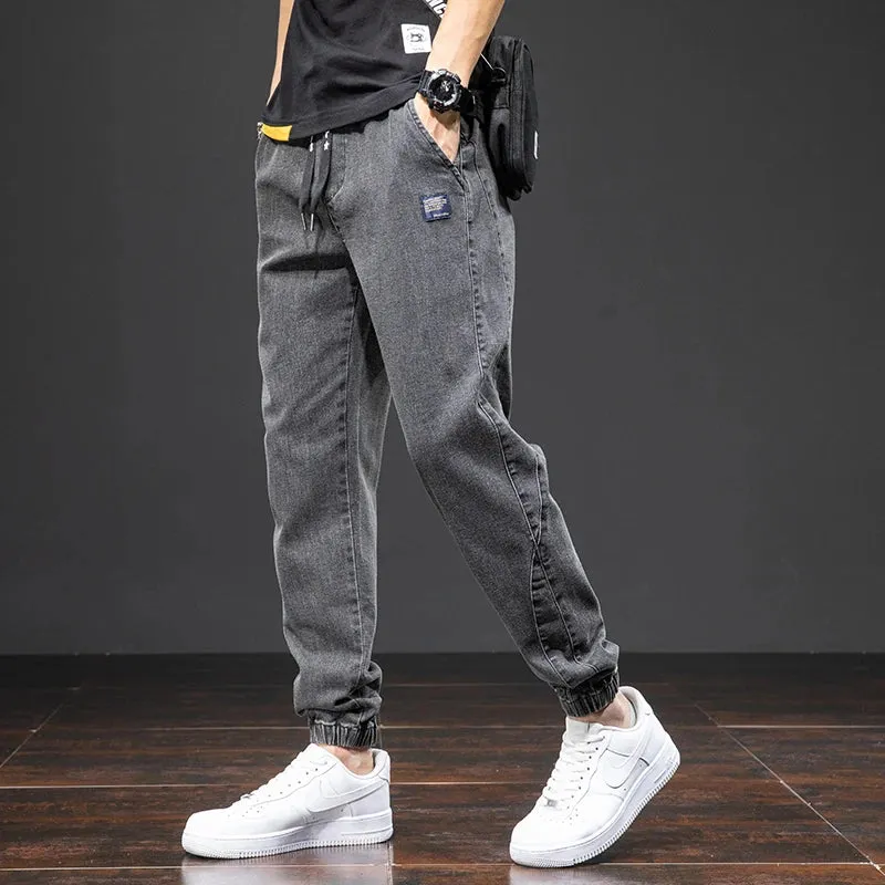Cargo Jeans Men Streetwear Denim Jogger Pants