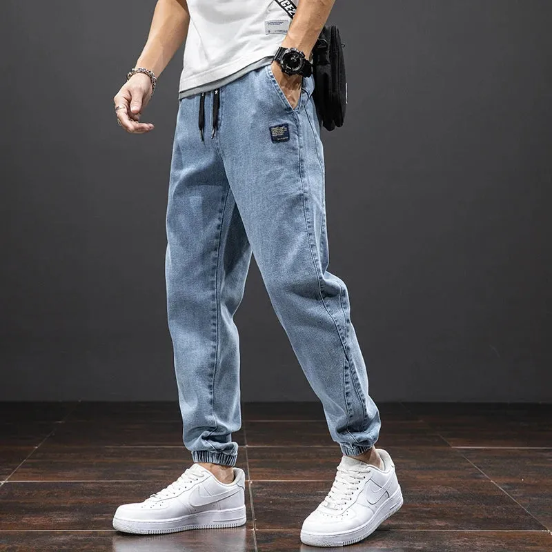 Cargo Jeans Men Streetwear Denim Jogger Pants