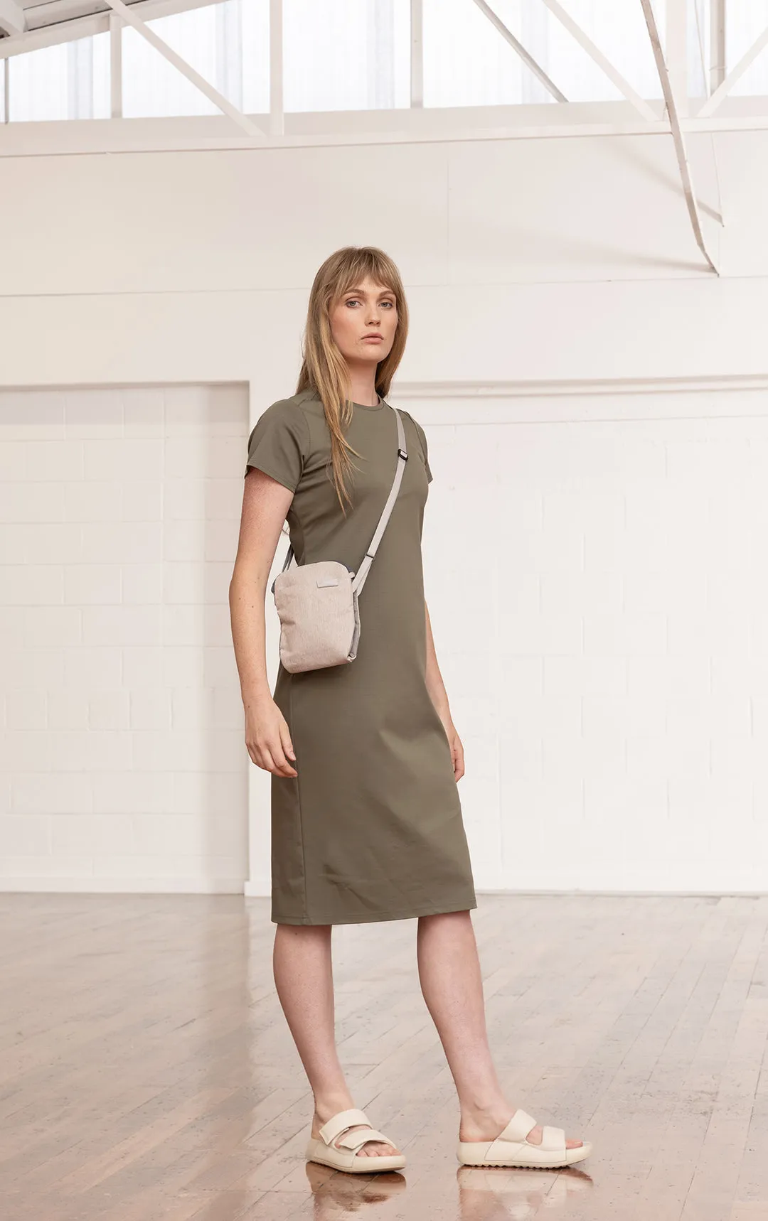 COTTON LUXE JERSEY DRESS