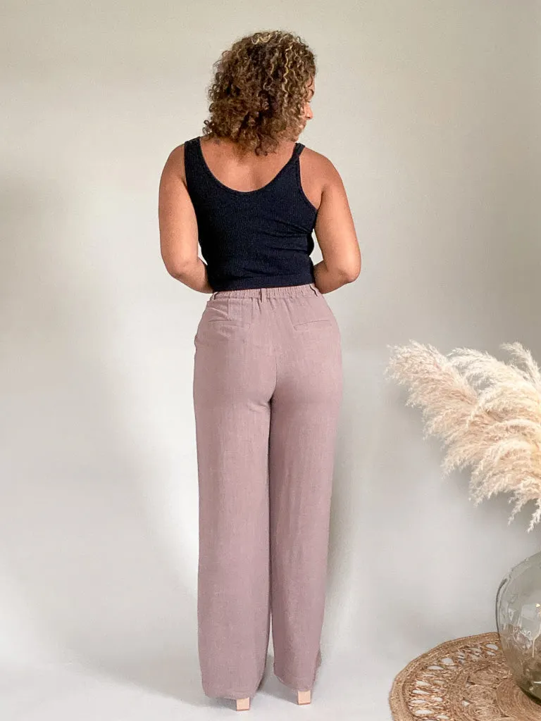Delphine Pants - Sparrow