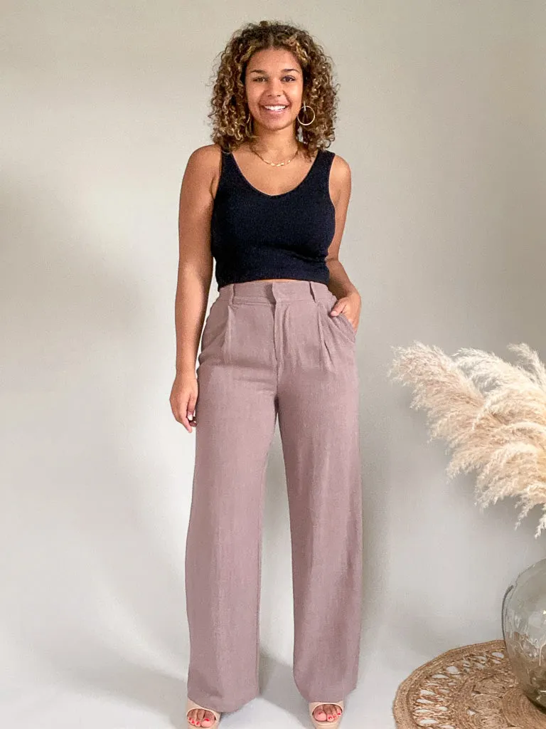 Delphine Pants - Sparrow