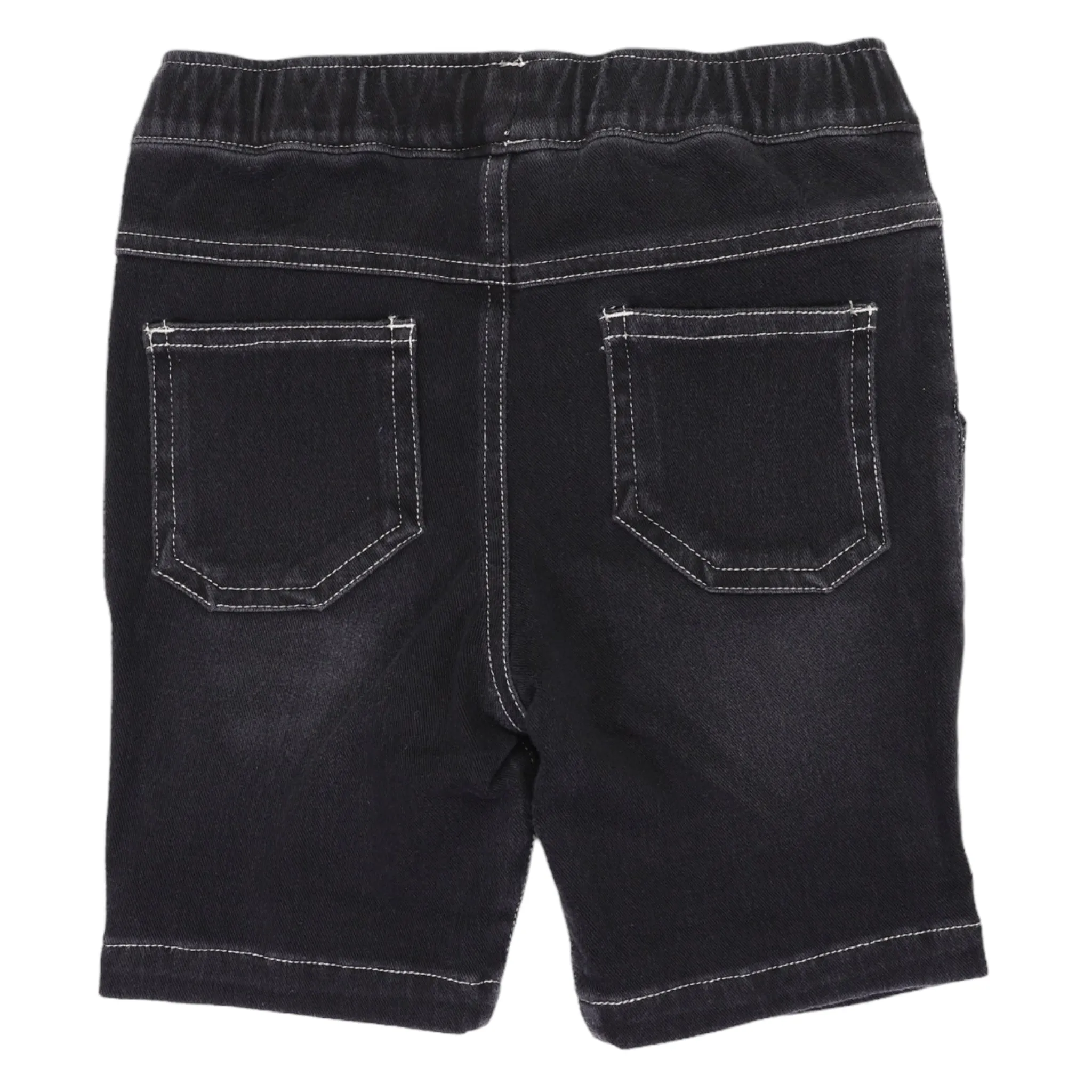 Denim Knit Short Charcoal