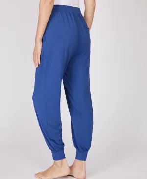 Draped Bamboo Viscose Jogger Pants