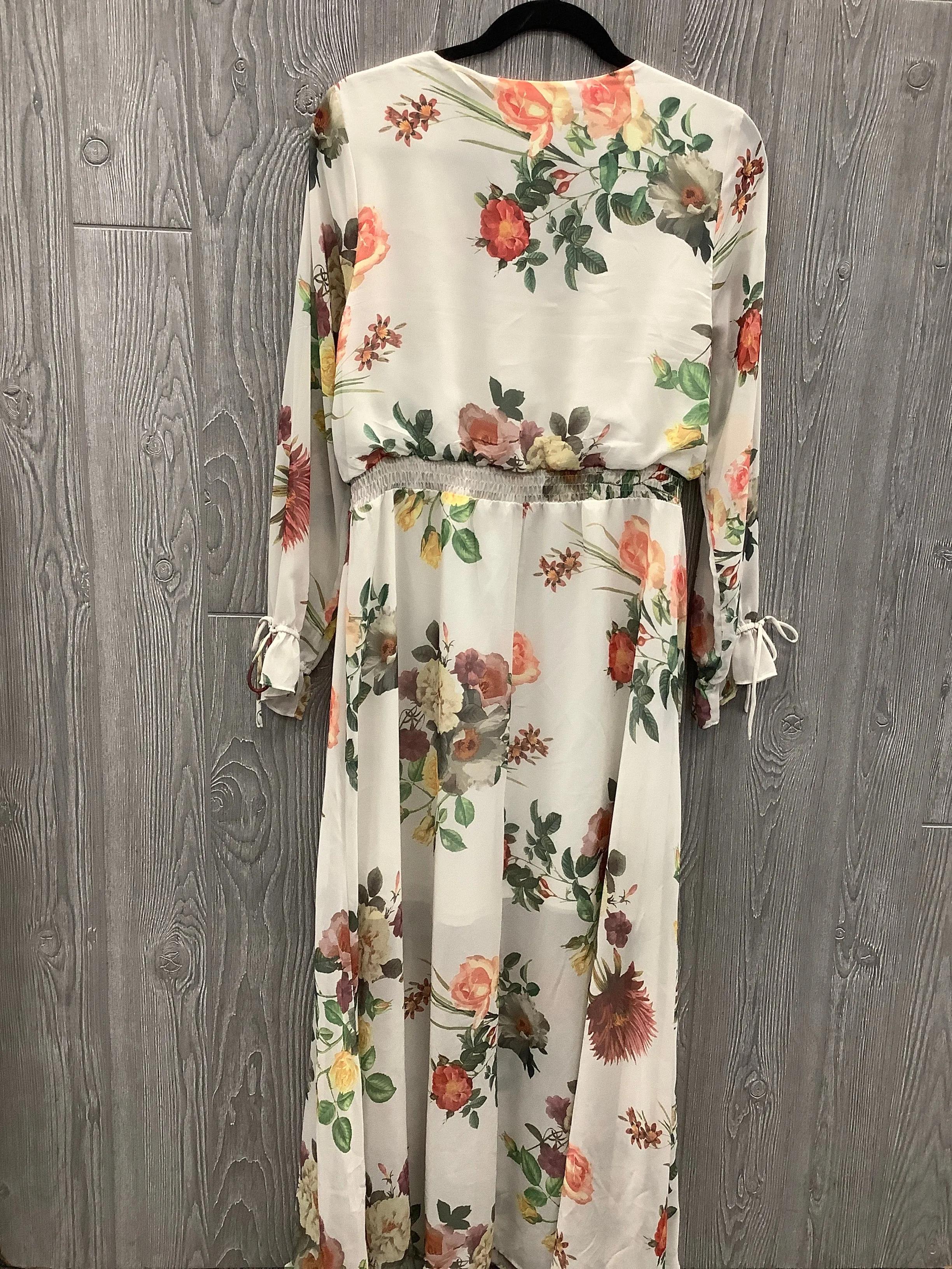 Dress Casual Maxi By Belle   Sky In Floral Print, Size: M