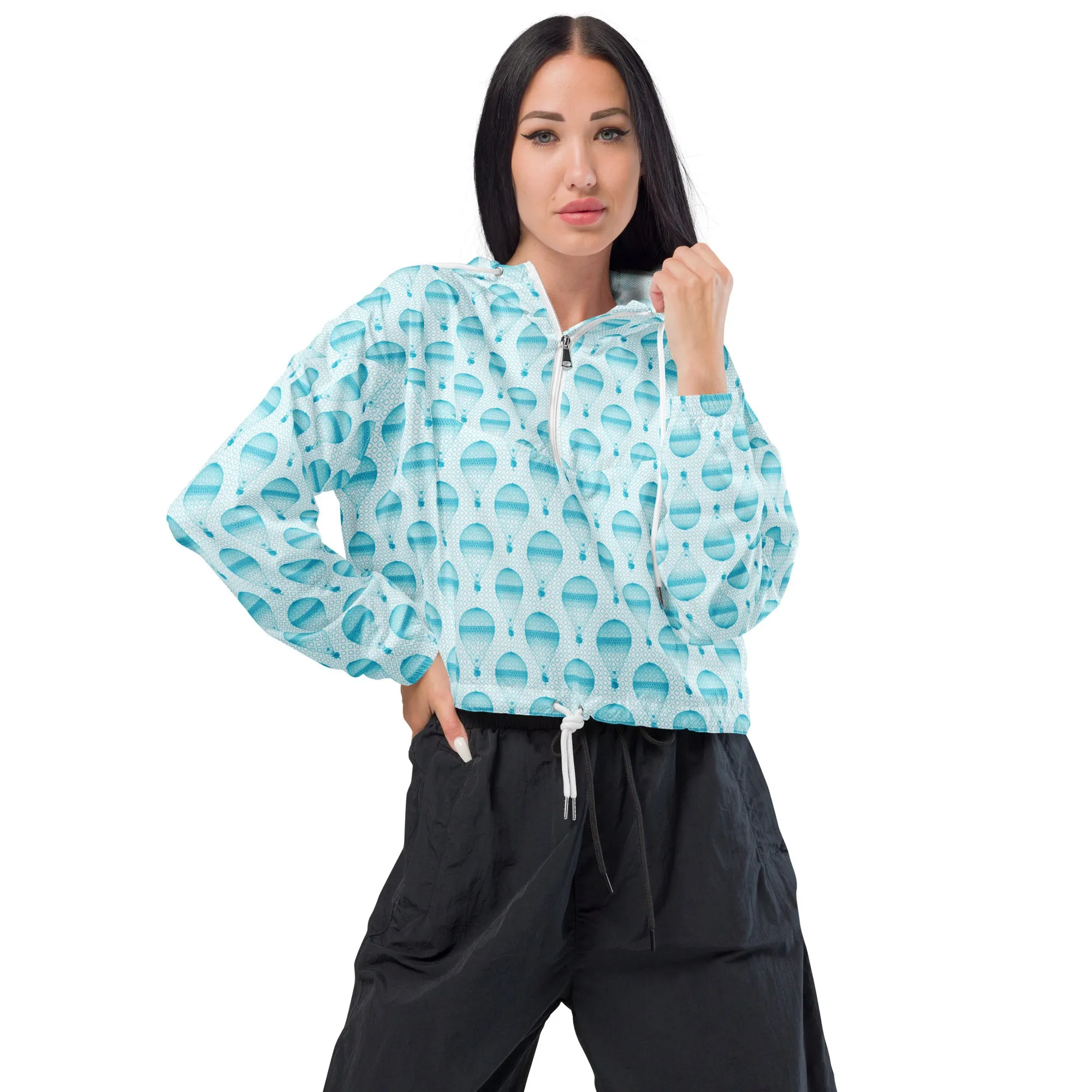 Hotair Balloons Women’s cropped windbreaker
