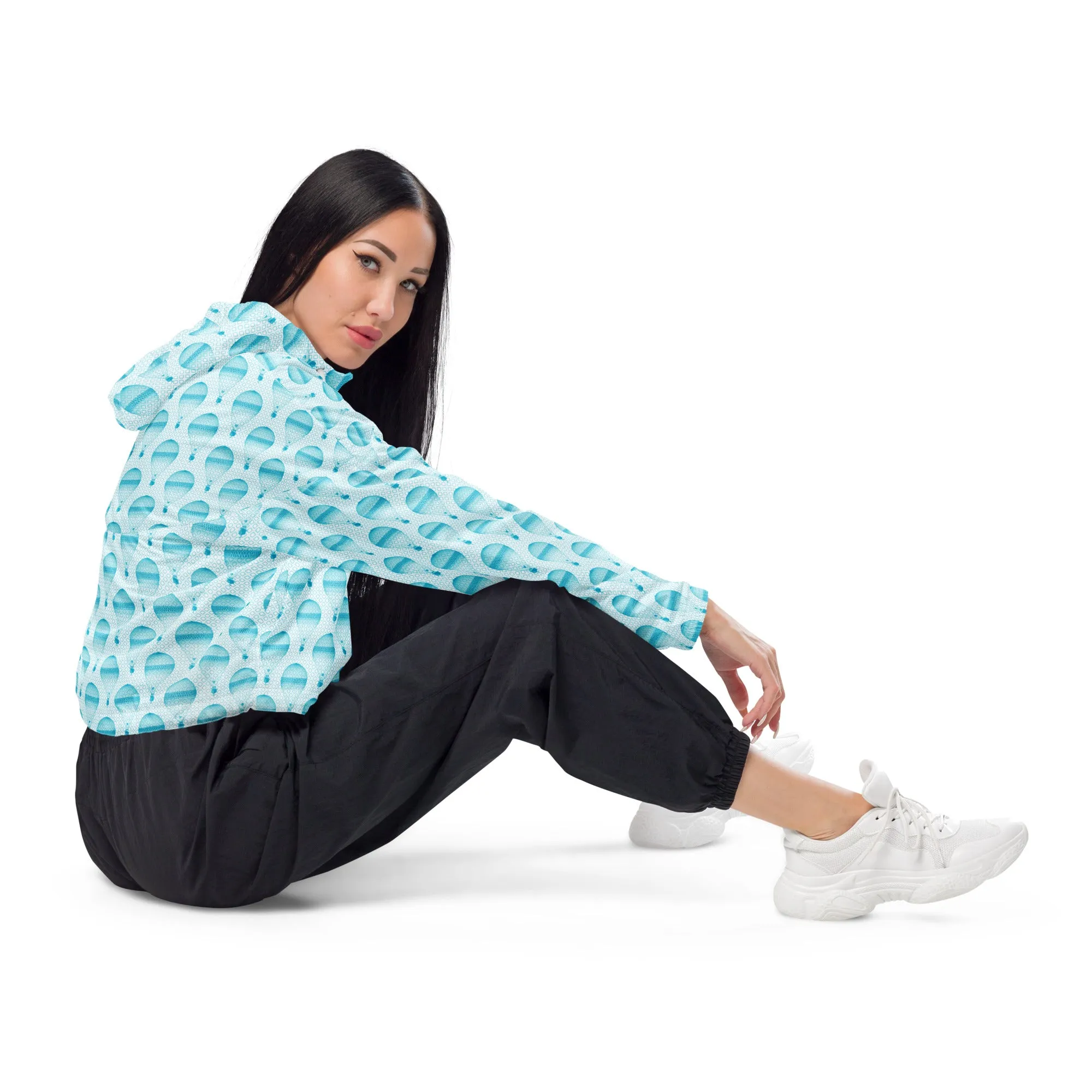 Hotair Balloons Women’s cropped windbreaker