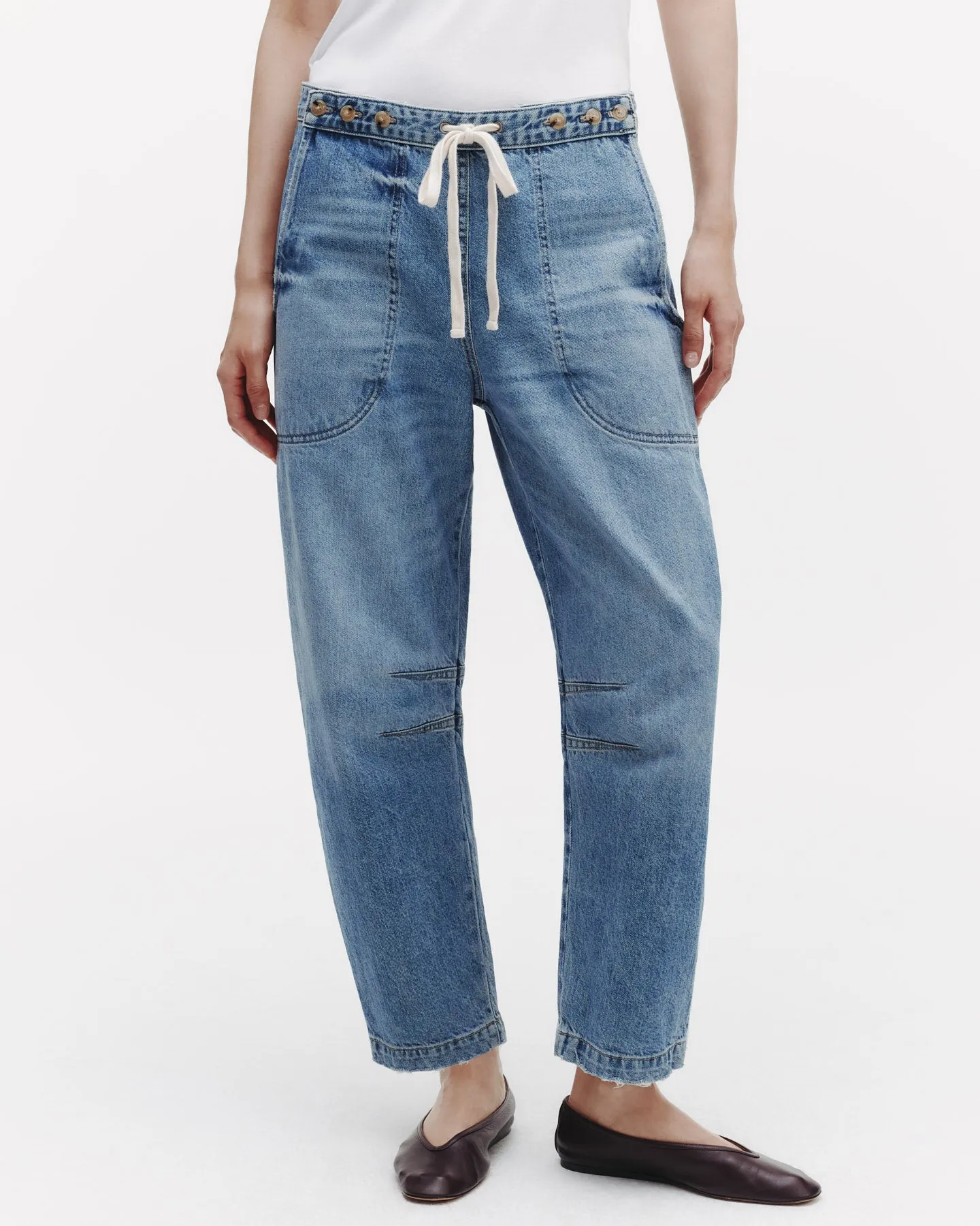 Jetties Beach Jean in Vintage Wash Denim