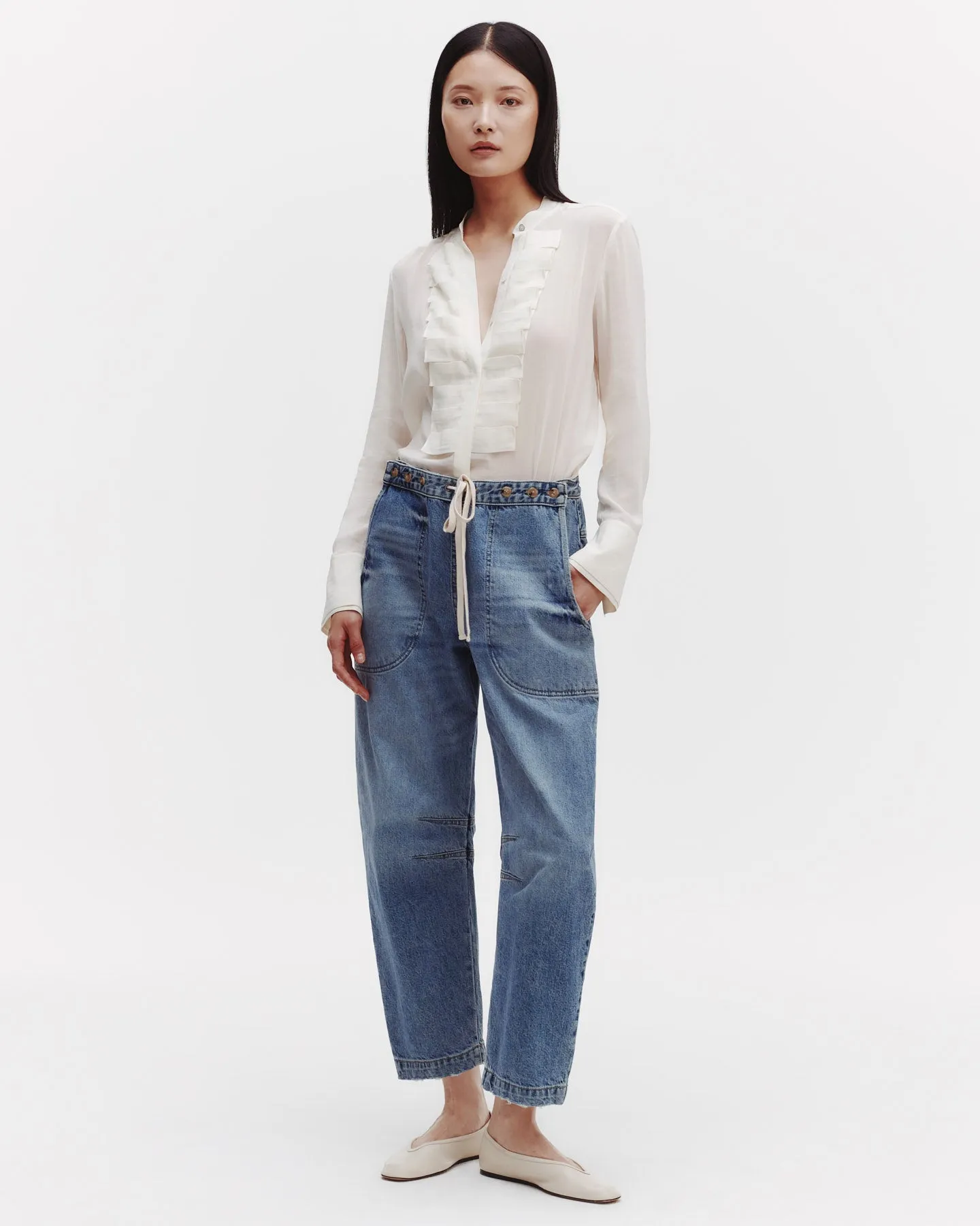 Jetties Beach Jean in Vintage Wash Denim