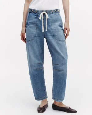 Jetties Beach Jean in Vintage Wash Denim
