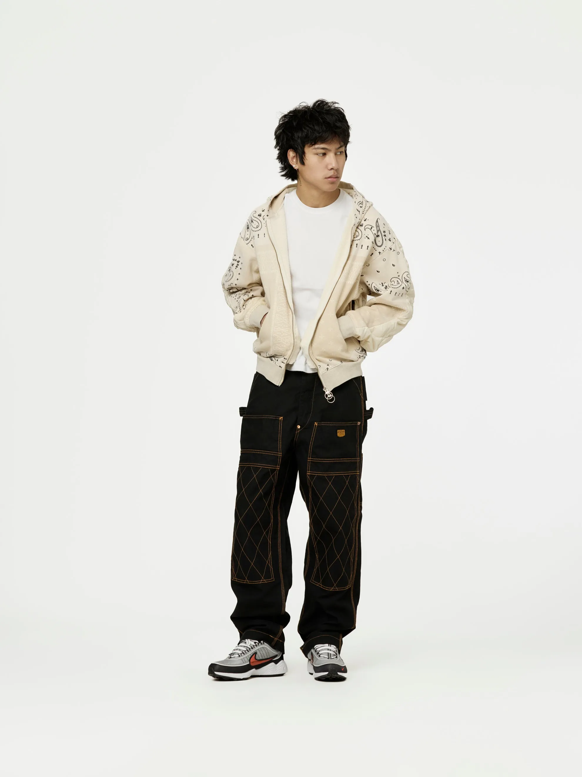 Light Canvas LUMBER Pants (Black)