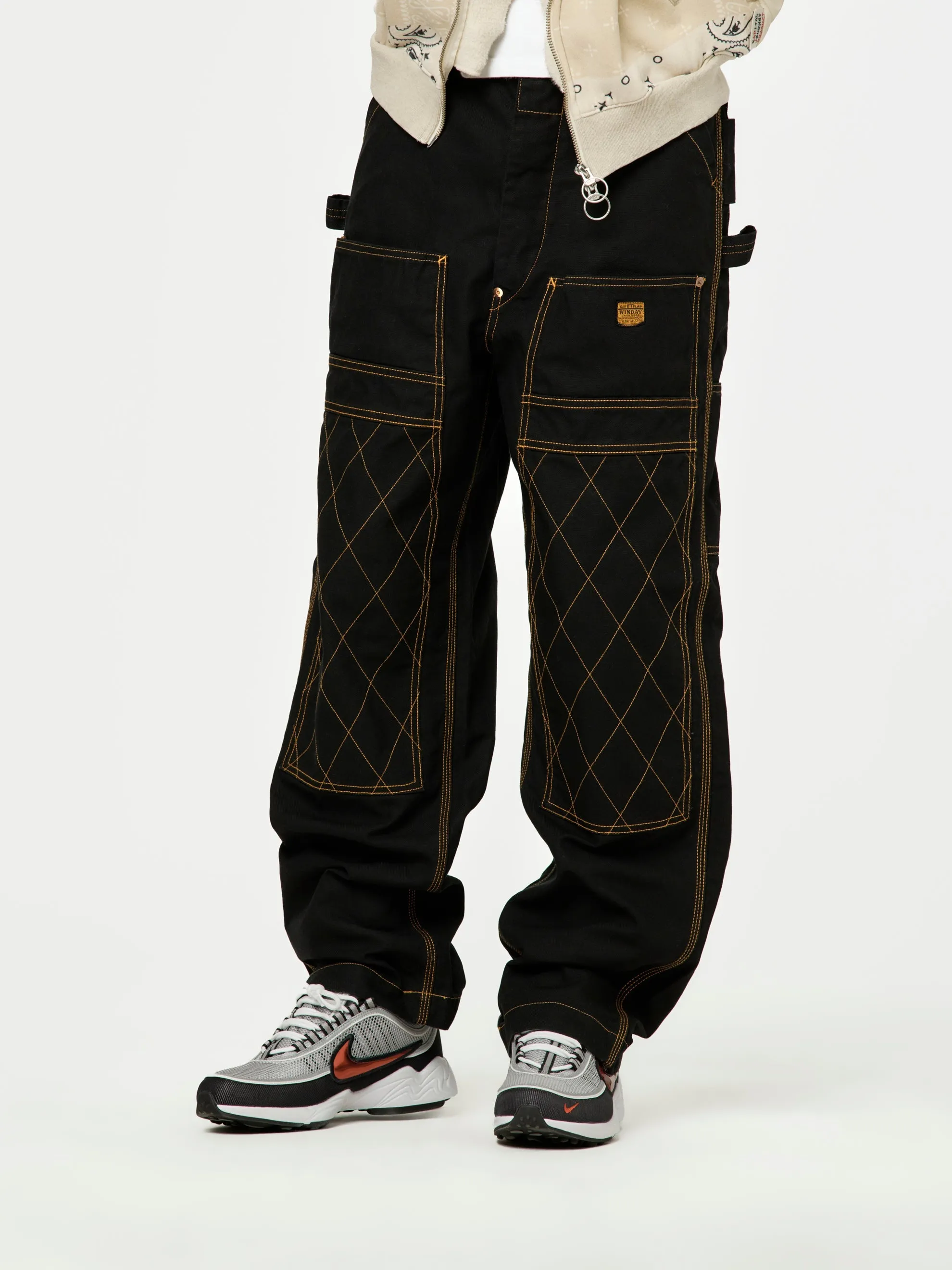 Light Canvas LUMBER Pants (Black)
