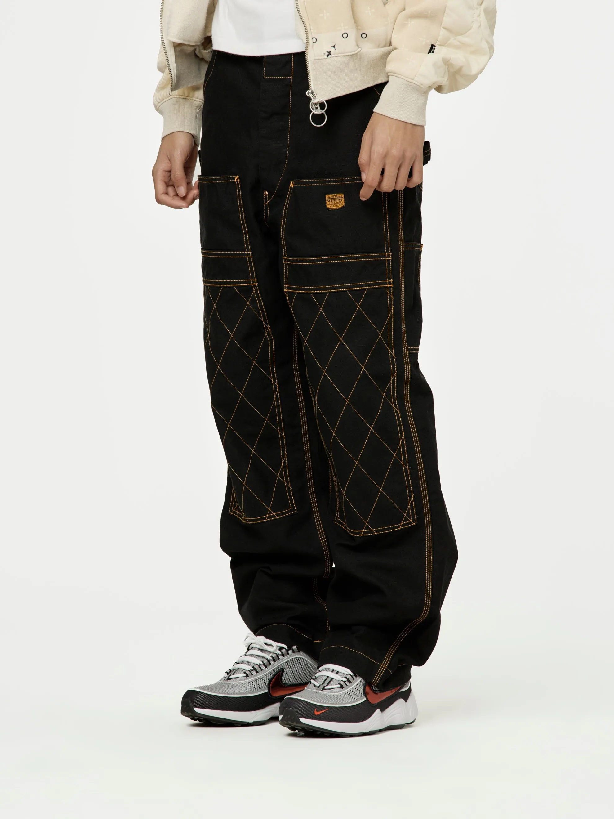 Light Canvas LUMBER Pants (Black)