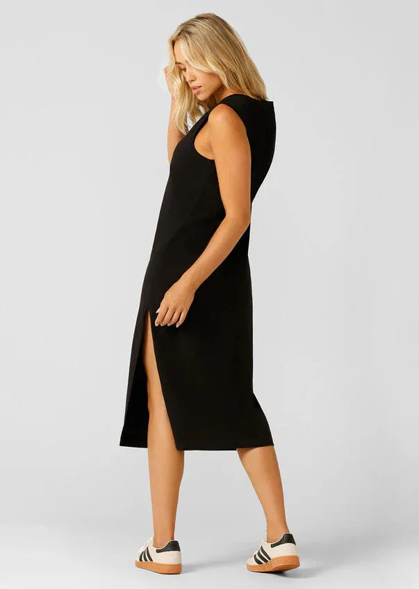 Lorna Jane Active Living Midi Dress - Black