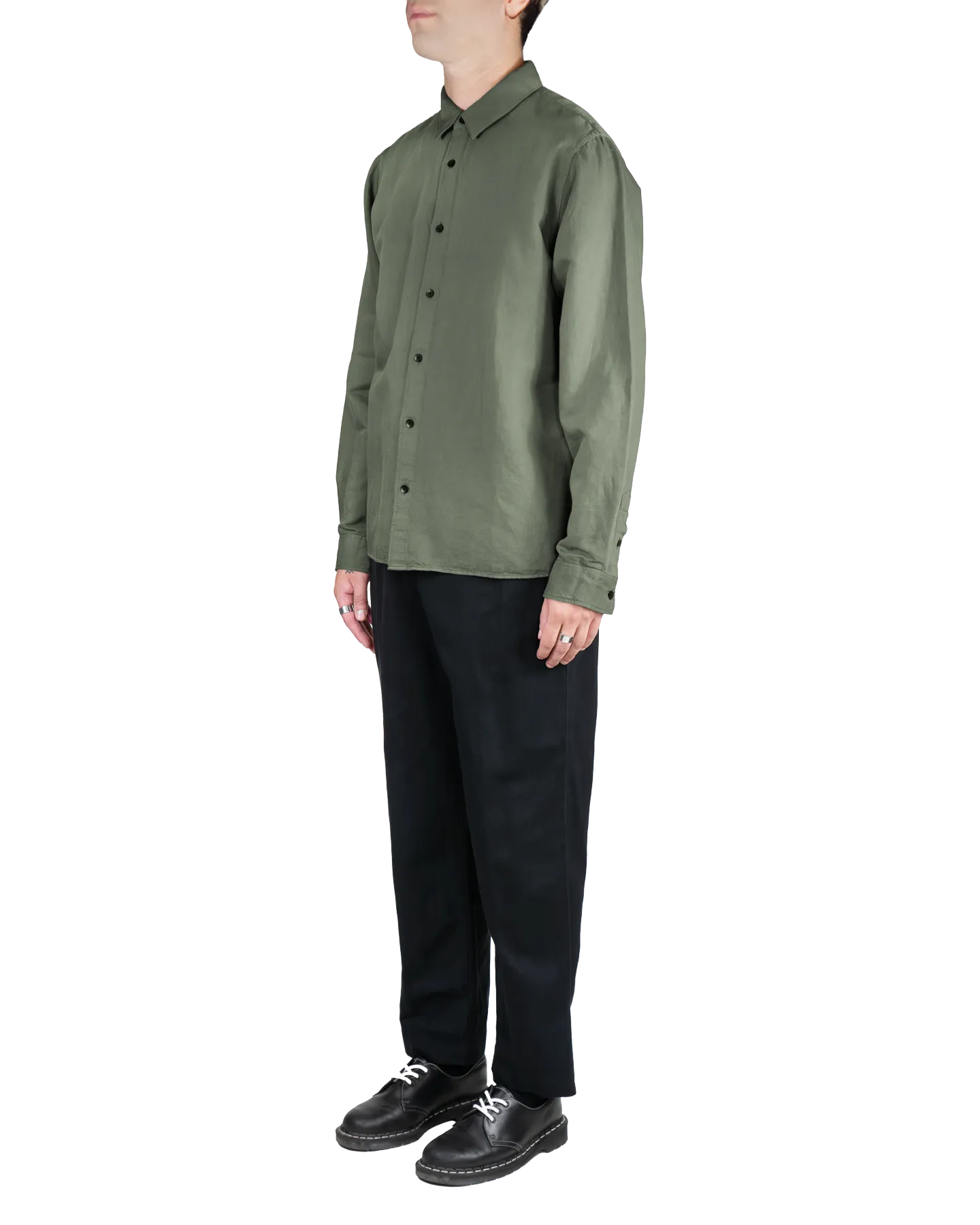 Men's Cotton Linen Pant in Black