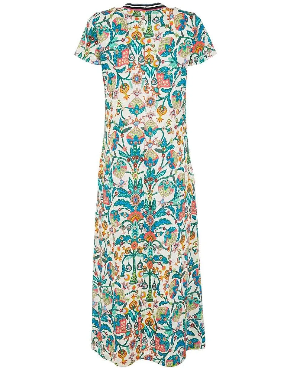 Sporty Swing Dress - Tree Of Life Bianco
