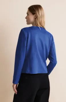 STREET ONE<BR>
Velour Jacket<BR>
Blue<BR>