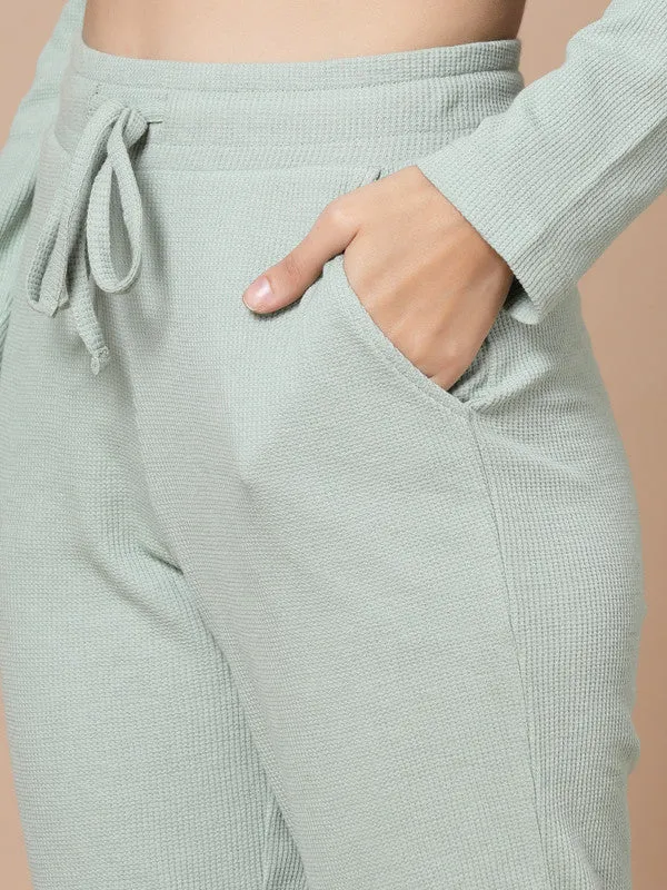 V Neck Long Sleeves Odour Free Top With Trouser For Women