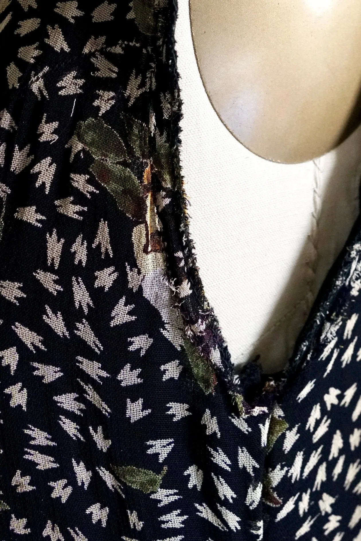 Vintage Floral Maxi Dress
