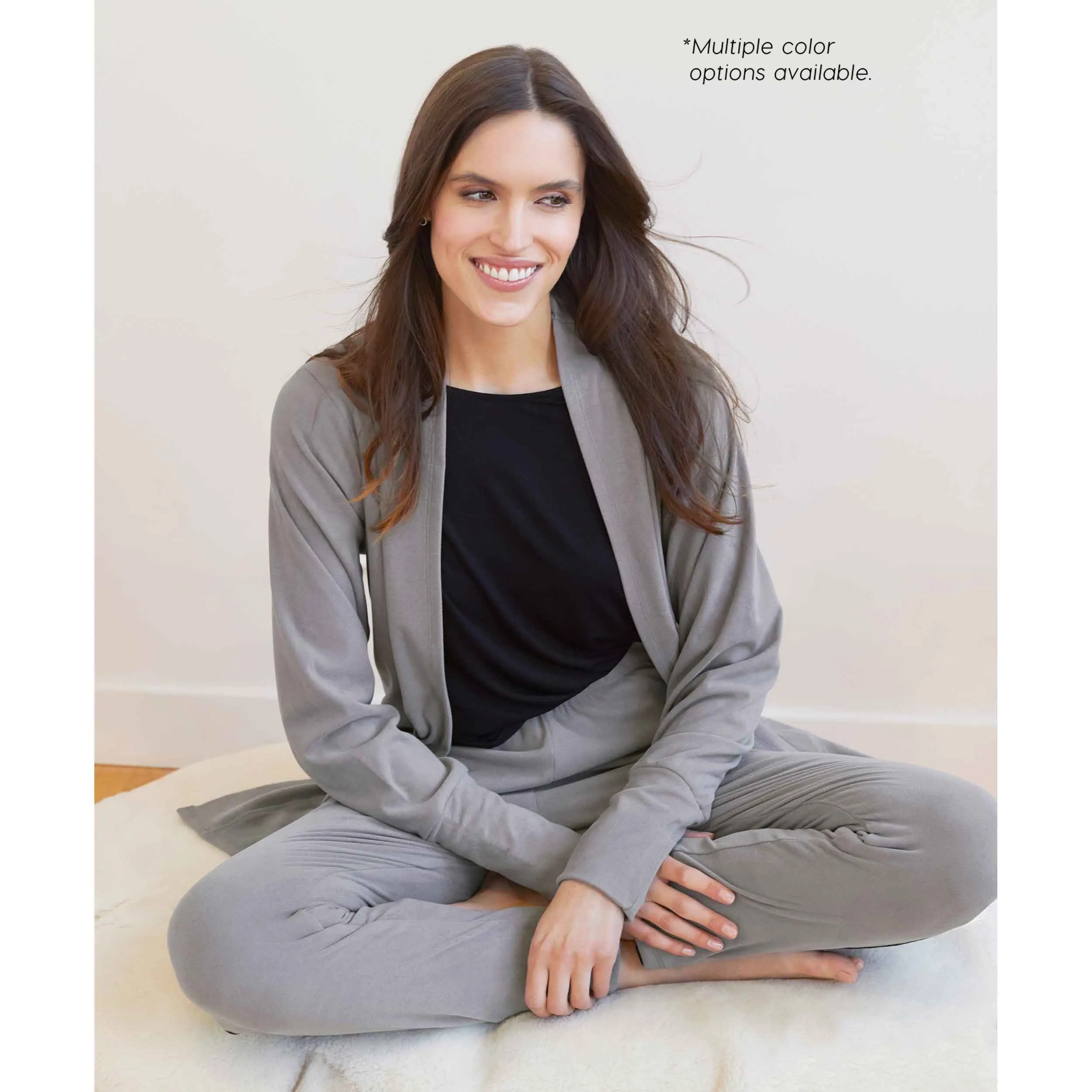 Weekend Brushed All Day Pocket Cardigan - Pink - Final Sale