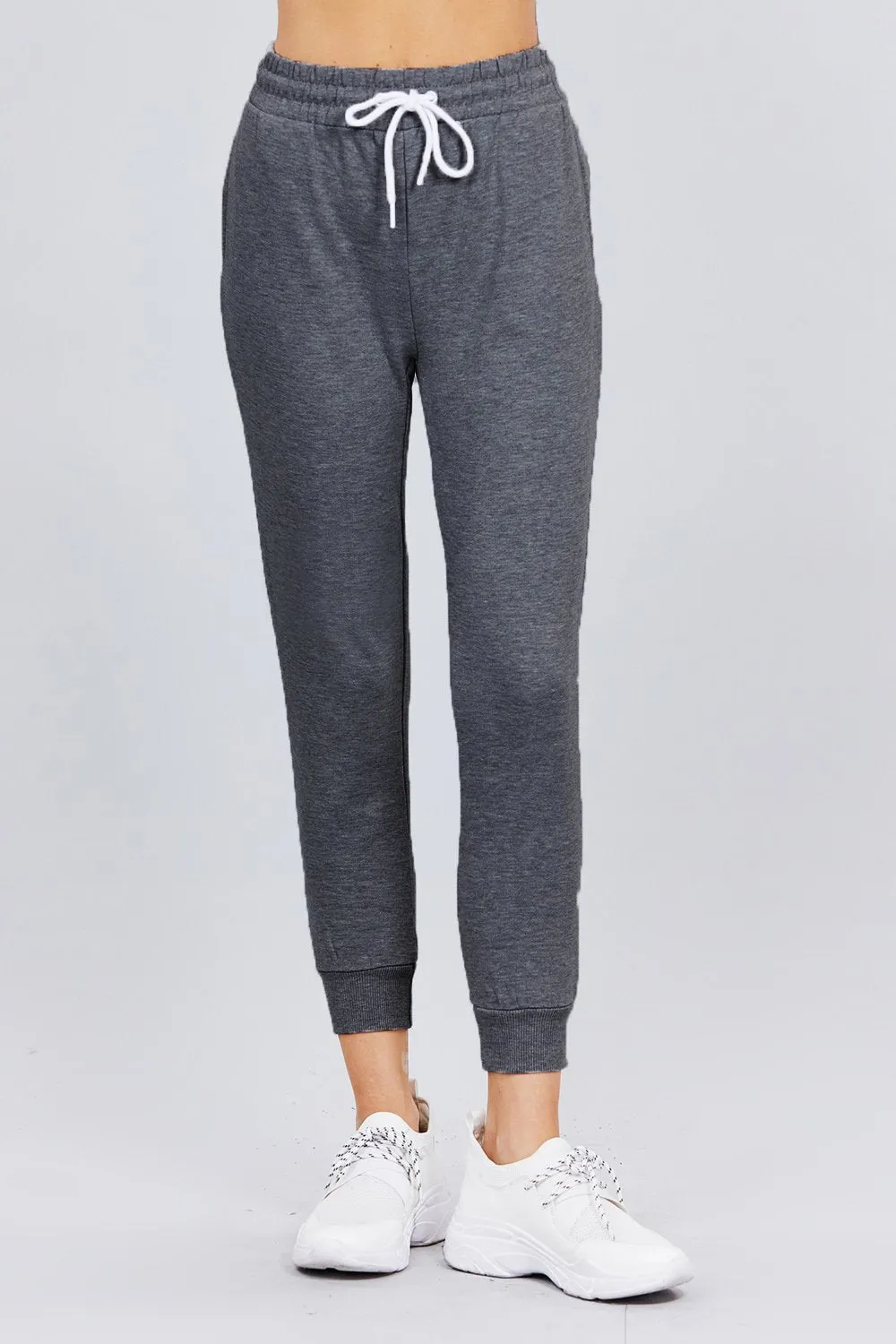Women's Active Yoga French Terry Sweatpants Workout Joggers Pants