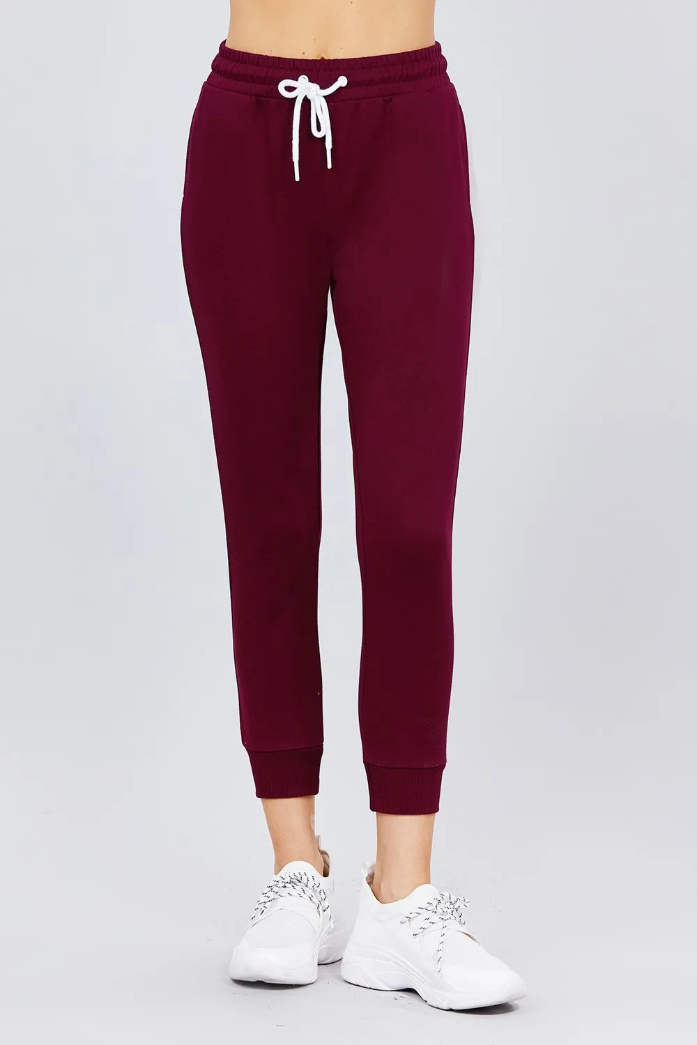 Women's Active Yoga French Terry Sweatpants Workout Joggers Pants