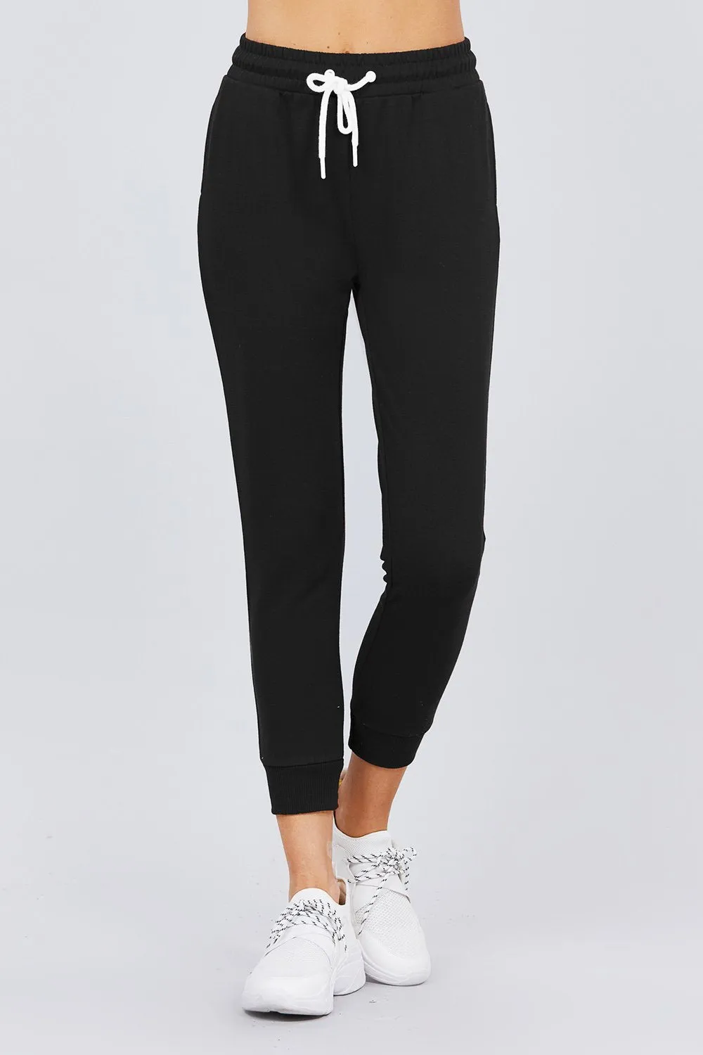 Women's Active Yoga French Terry Sweatpants Workout Joggers Pants