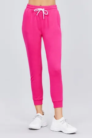 Women's Active Yoga French Terry Sweatpants Workout Joggers Pants
