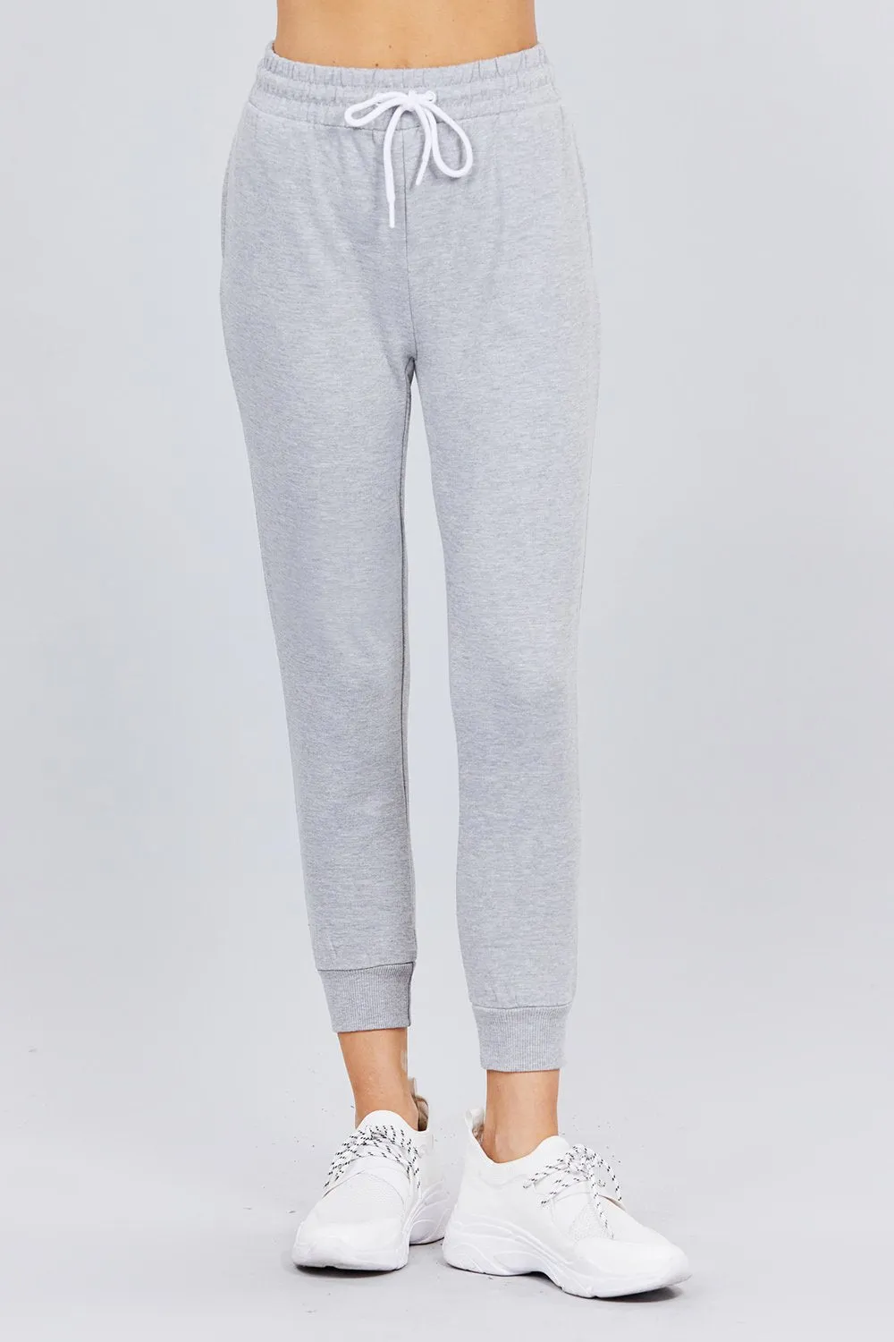 Women's Active Yoga French Terry Sweatpants Workout Joggers Pants