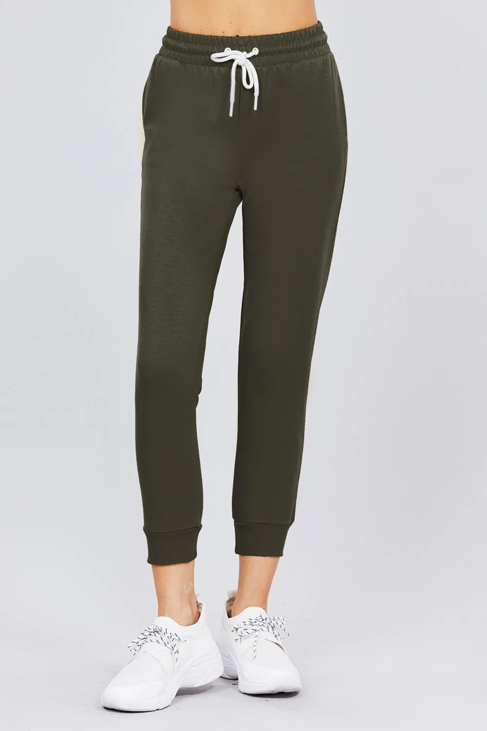 Women's Active Yoga French Terry Sweatpants Workout Joggers Pants