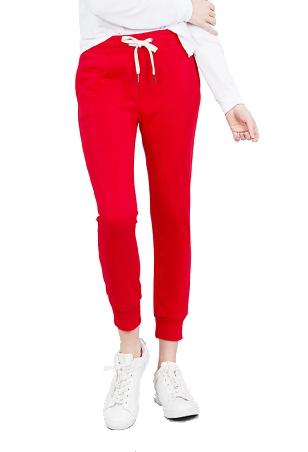 Women's Active Yoga French Terry Sweatpants Workout Joggers Pants