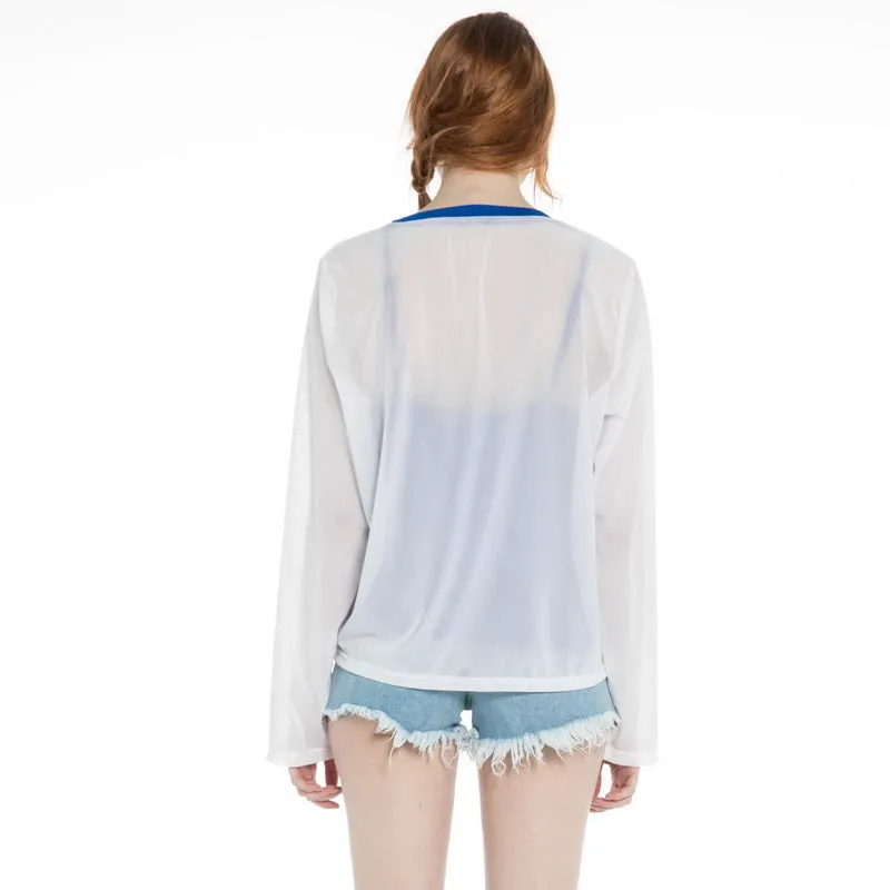 Womens Tops & Shirts Set Crew Neck T-shirt Jumper size S M L XL Pink Blue