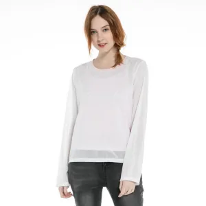 Womens Tops & Shirts Set Crew Neck T-shirt Jumper size S M L XL Pink Blue